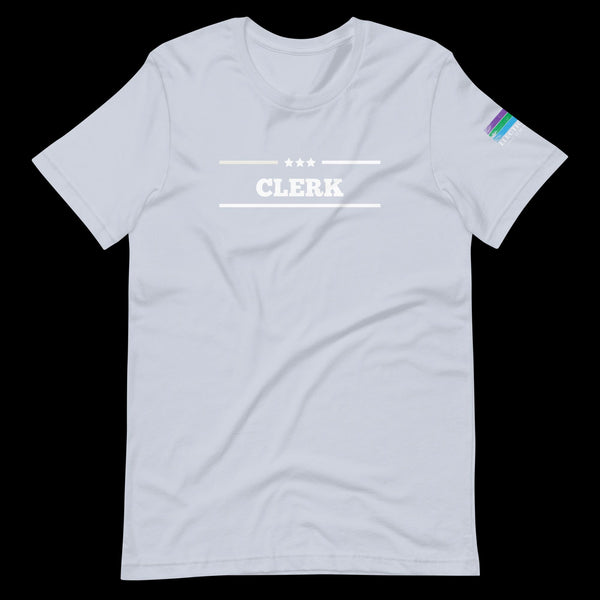 Clerk Title Unisex t-shirt