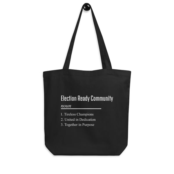 Election Ready Community Definition Tote Bag