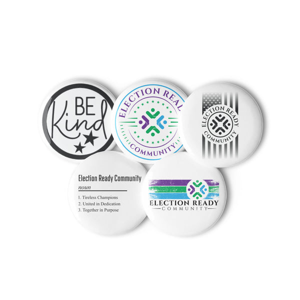 Election Ready Community Set of Pins