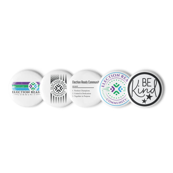 Election Ready Community Set of Pins