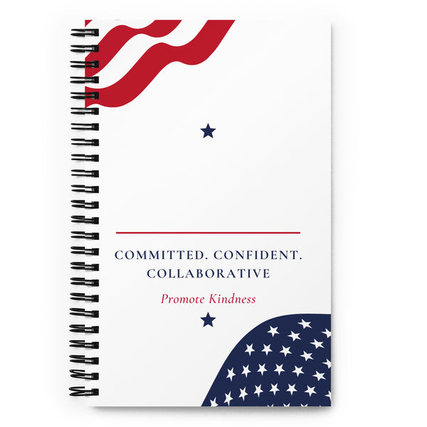 Personalize Election Position or Title Spiral Notebooks - Your Thoughts, Your Title