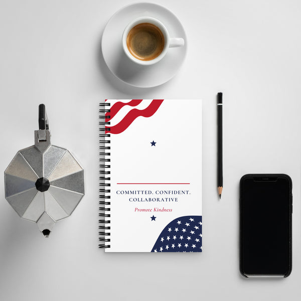 Personalize Election Position or Title Spiral Notebooks - Your Thoughts, Your Title