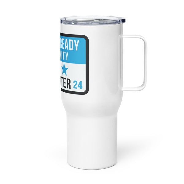 Election Ready Community Supporter Travel Mug (Handle)