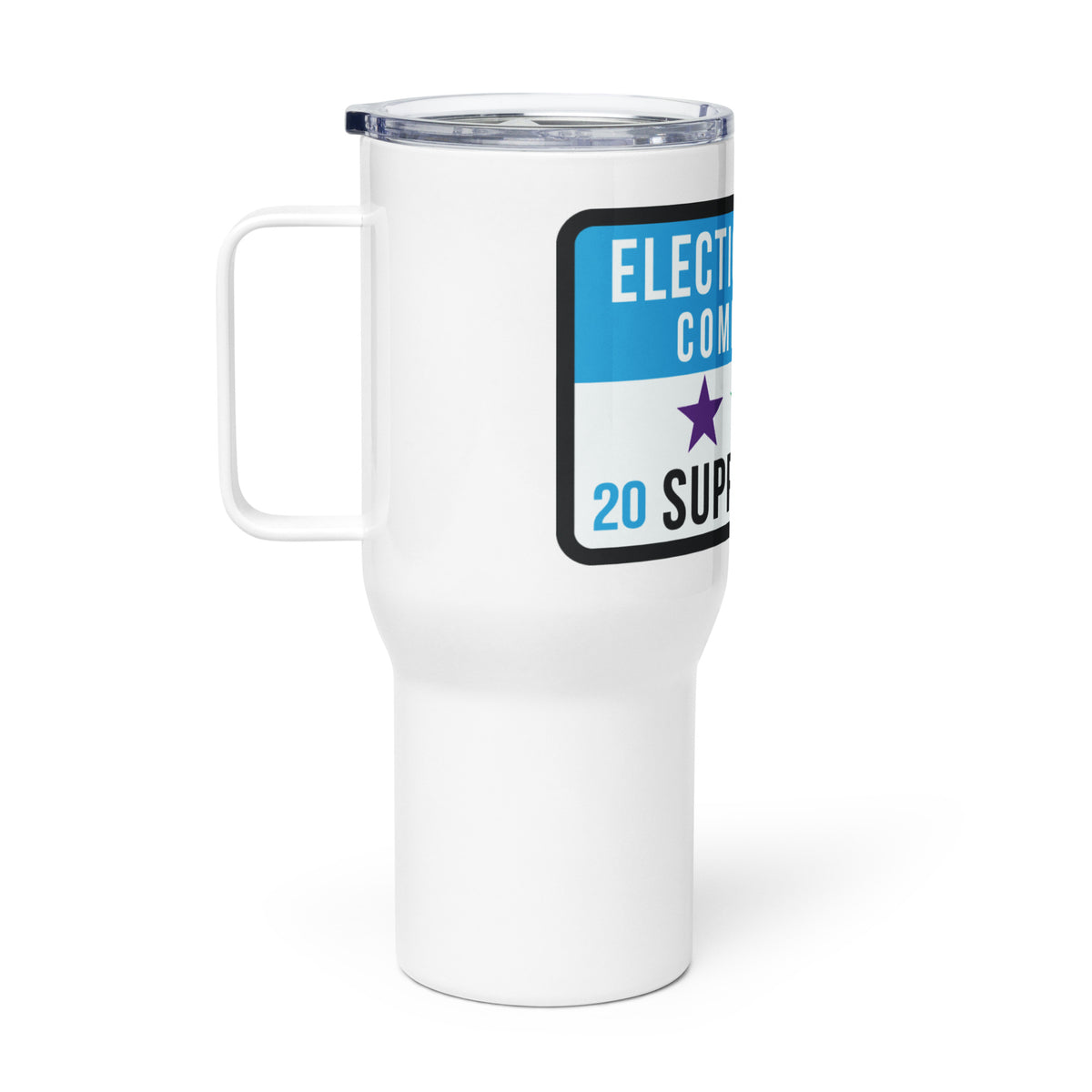 Election Ready Community Supporter Travel Mug (Handle)