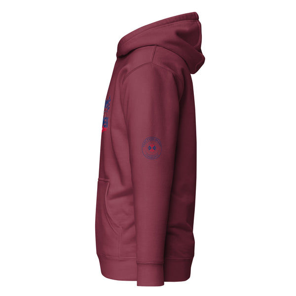 Unisex Red, White and Blue Hoodie Collection