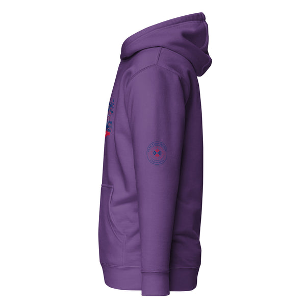 Unisex Red, White and Blue Hoodie Collection