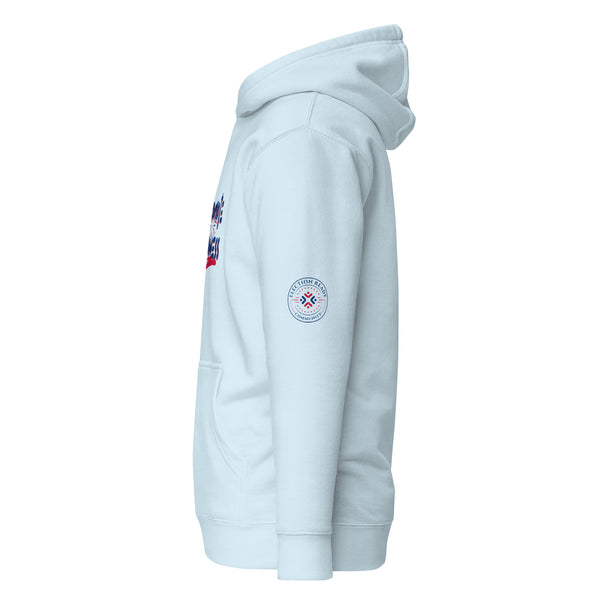 Unisex Red, White and Blue Hoodie Collection