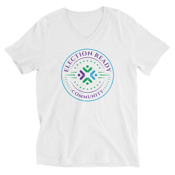 Election Ready Community Unisex Short Sleeve V-Neck T-Shirt
